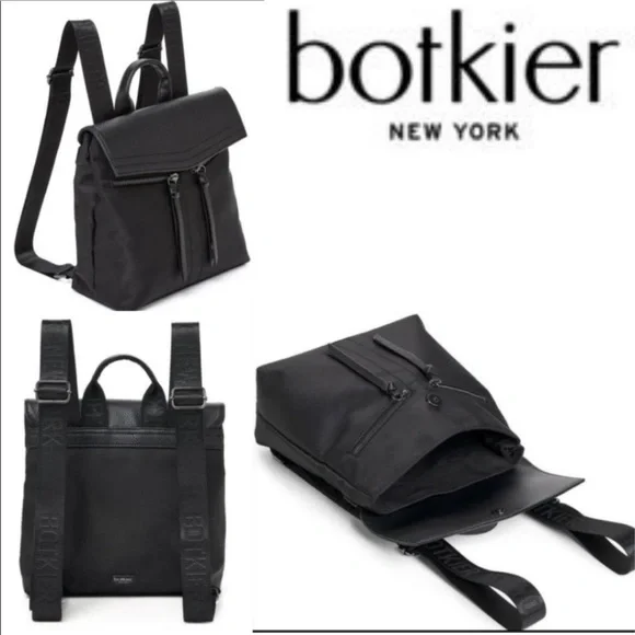 Botkier | Bags | New Botkier Black Faux Leather And Nylon  display picture 1